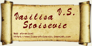 Vasilisa Stoišević vizit kartica